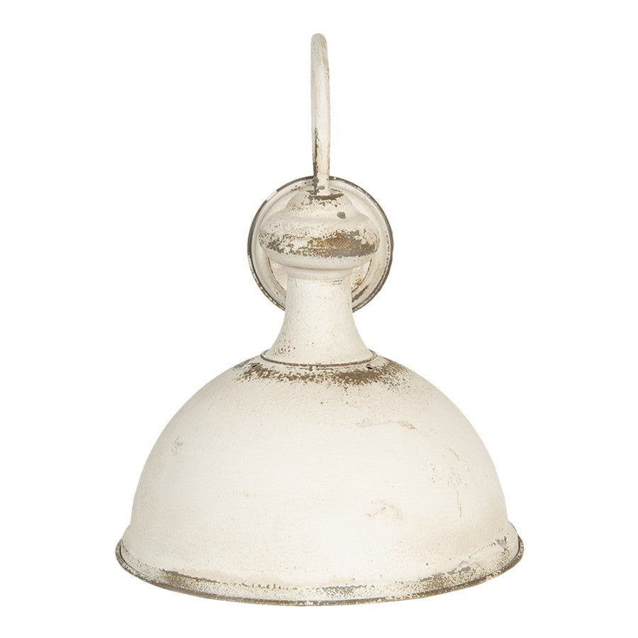 Vägglampa 34x41x43 Cm Vit Järn Rund