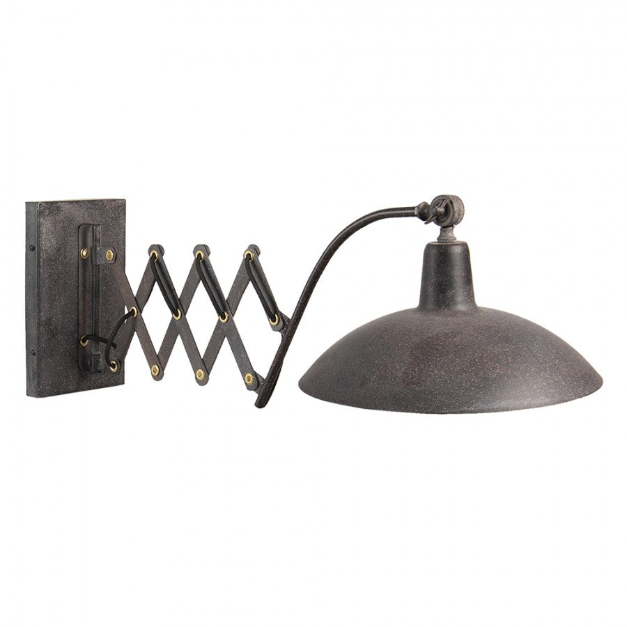Vägglampa 55x33x34 Cm Svart metall