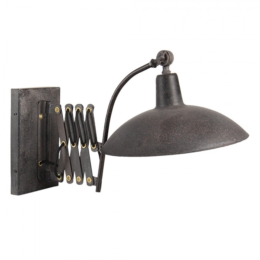 Vägglampa 55x33x34 Cm Svart metall