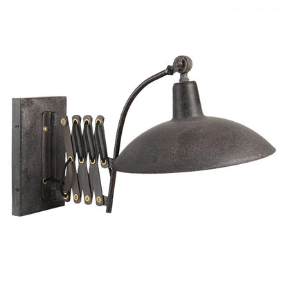 Vägglampa 55x33x34 Cm Svart metall