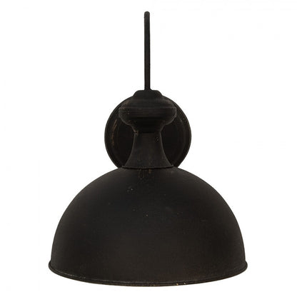 Vägglampa 44x35x44 cm Svart metall