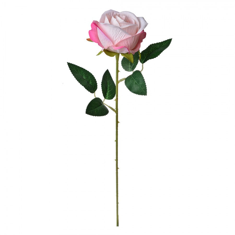 Konstgjord Blomma Ros 52 cm Rosa