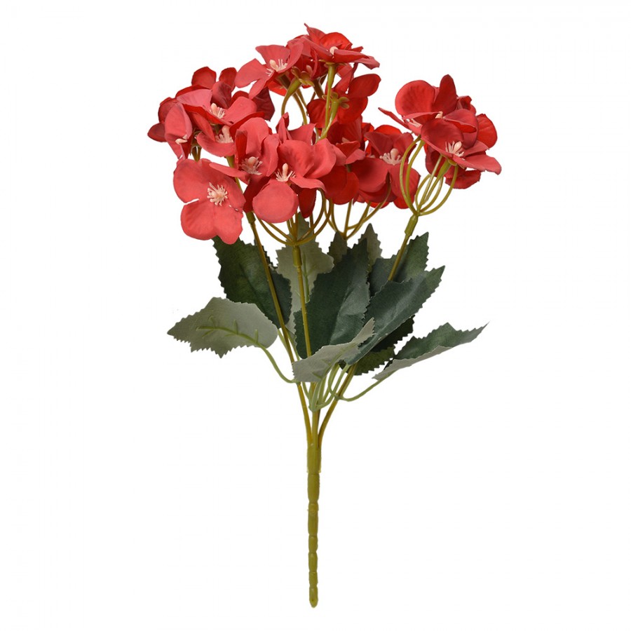 Konstgjord Blomma 30 cm Röd