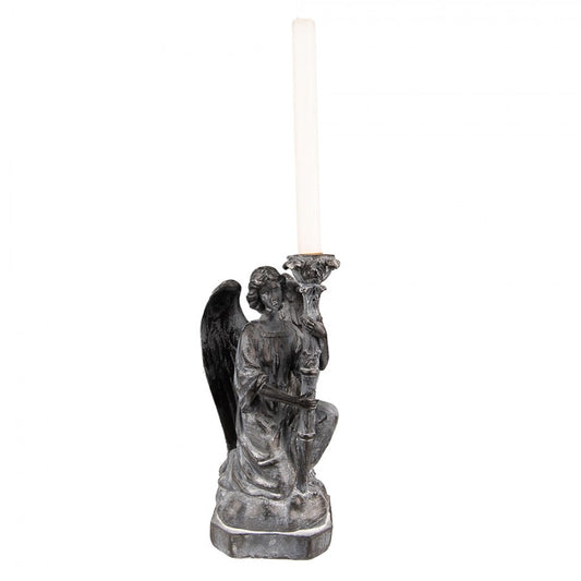 Ljusstake Angel 29 Cm Grå