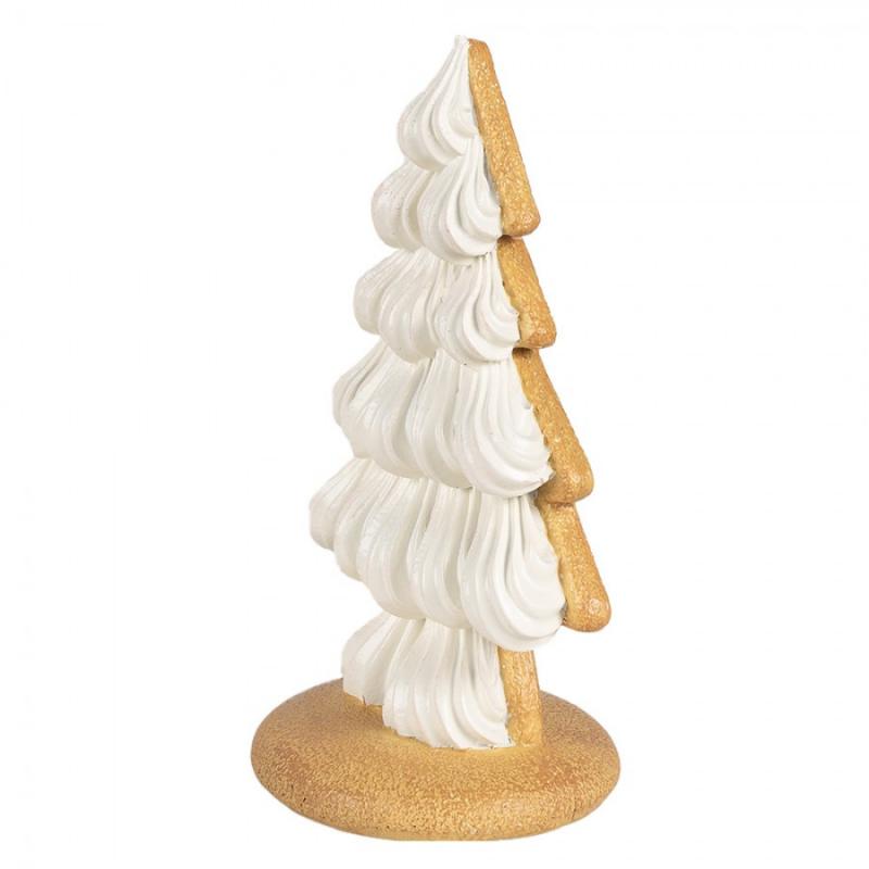 Juldekoration Inomhus Julgran Beige Brun 13x10x21 cm