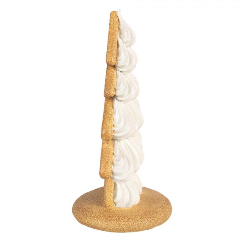 Juldekoration Inomhus Julgran Beige Brun 13x10x21 cm
