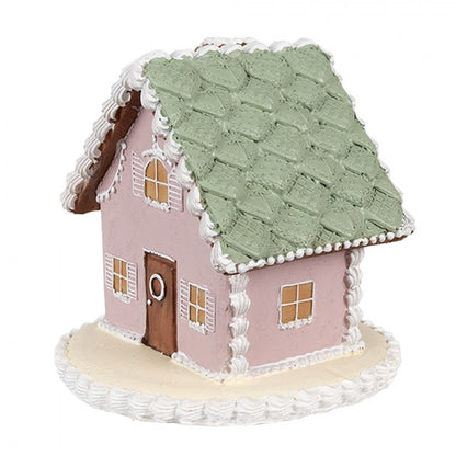 Juldekoration Inomhus hus Rosa 13x13x12 cm
