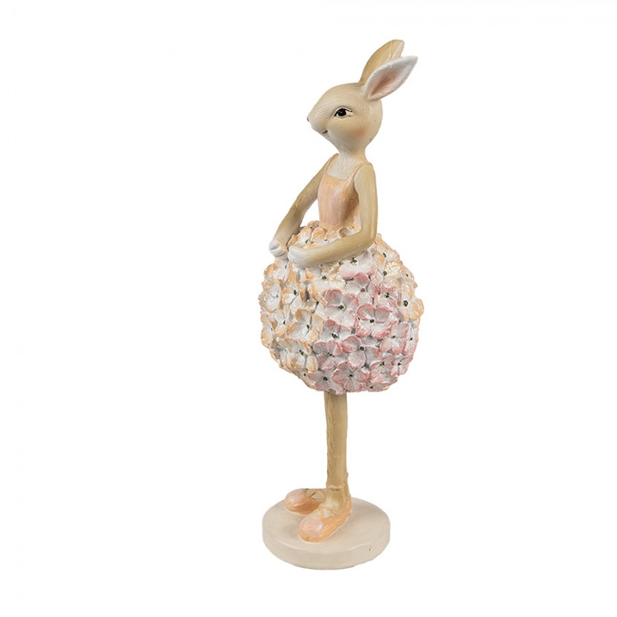 Påskdekoration Kanin 9x7x22 cm Beige