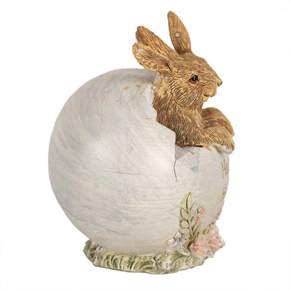 Påskdekoration Kanin 11 cm Brun Polyresin