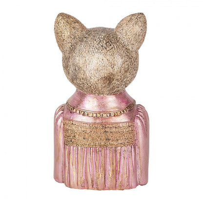 Dekoration Djur Katt 14x11x23 cm Brun