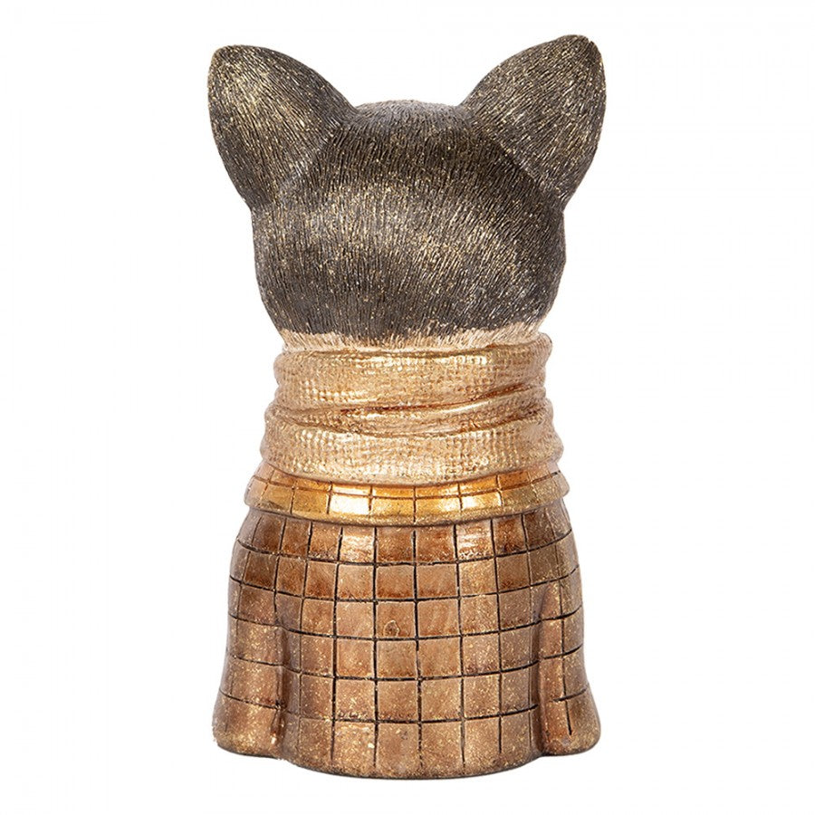 Dekoration Djur Katt 14x12x23 cm Brun