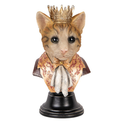Dekoration Djur Katt 37 cm Brun