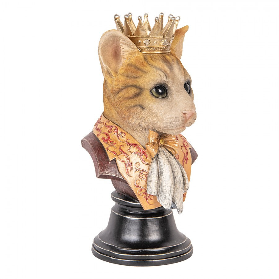 Dekoration Djur Katt 37 cm Brun