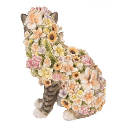 Dekoration Djur Katt 31 cm Grå
