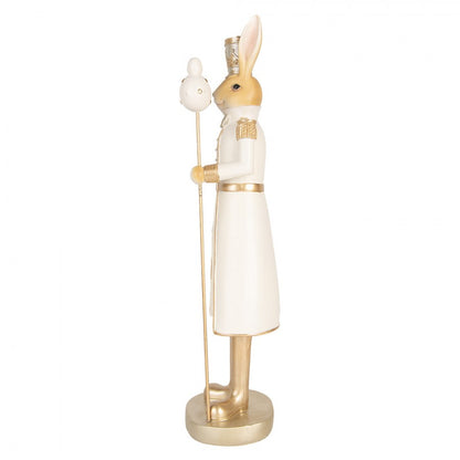 Påskdekoration Kanin 47 cm Beige - Guldfärgad