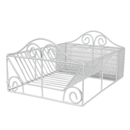 Redskapställ Kök Diskställ 40x27x18 Cm Vit järn