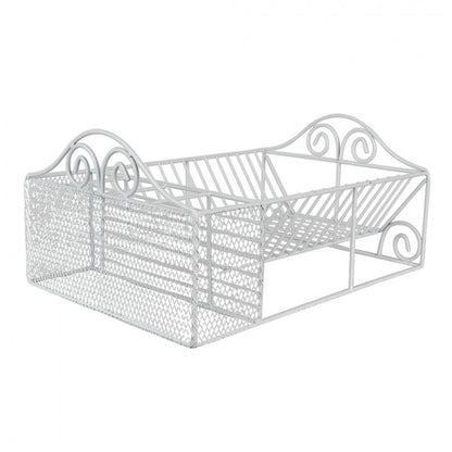 Redskapställ Kök Diskställ 40x27x18 Cm Vit järn