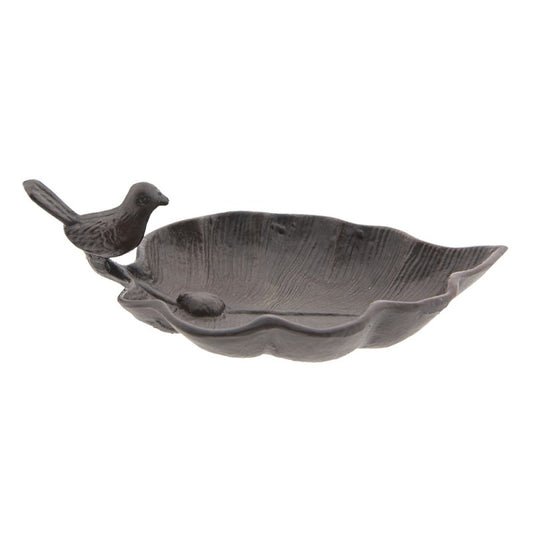 Fågelbad Brun 26x15x8 cm