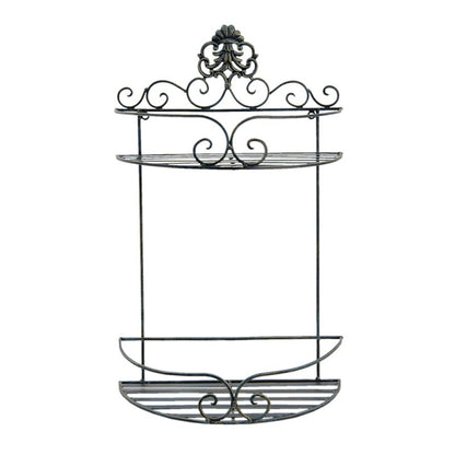 Vägghylla Svart 33x16x53 cm