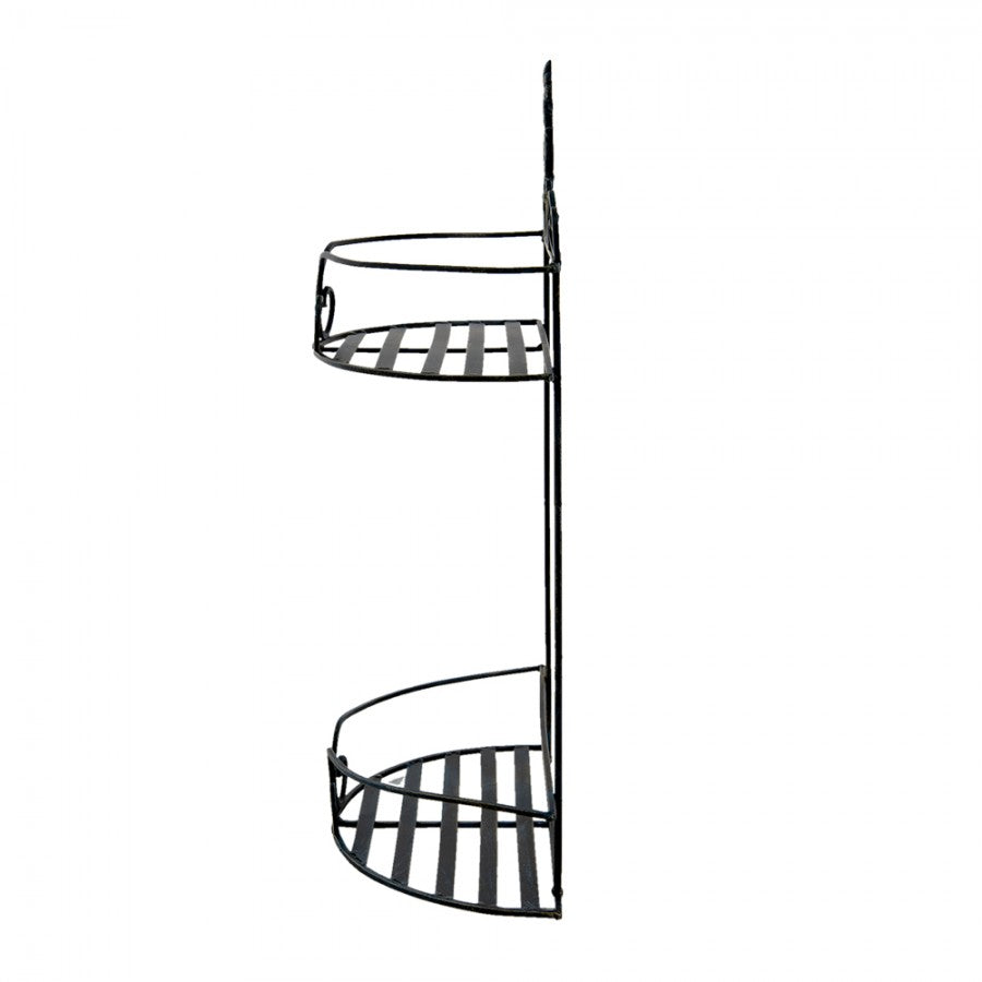 Vägghylla Svart 33x16x53 cm