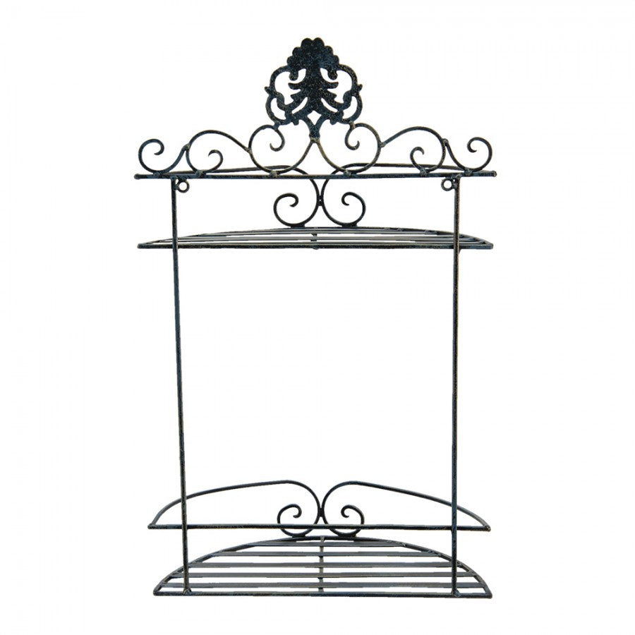 Vägghylla Svart 33x16x53 cm