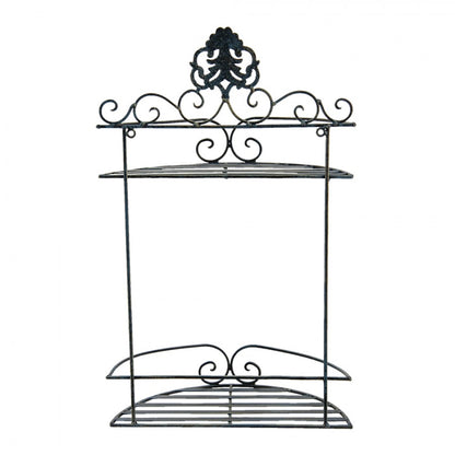 Vägghylla Svart 33x16x53 cm