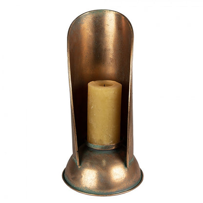Ljusstake 35 Cm Kopparfärgad metall