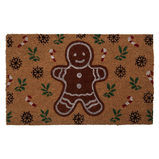 Jul DIV. Dörrmatta Pepparkaksgubbe 75x45x1 cm