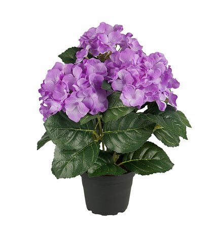 Konstgjord växt Hortensia 30 cm Lila