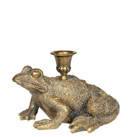 Ljusstake Groda G.Brun 17x18x11cm HH