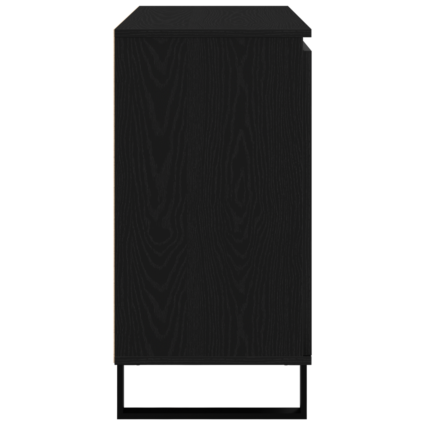 Skänk Svart Ek med låda 101.5 x 35 x 70 cm