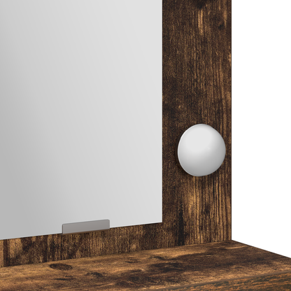 Sminkbord Rökfärgad Ek 50 x 41 x 135 cm