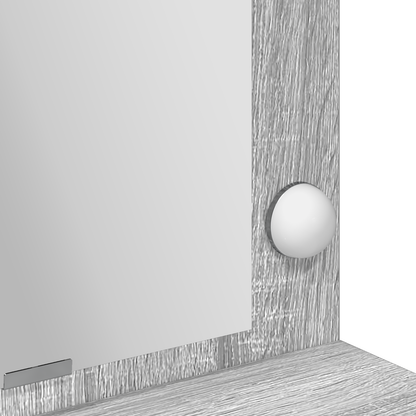 Sminkbord Sonoma Grå 100 x 41 x 135 cm