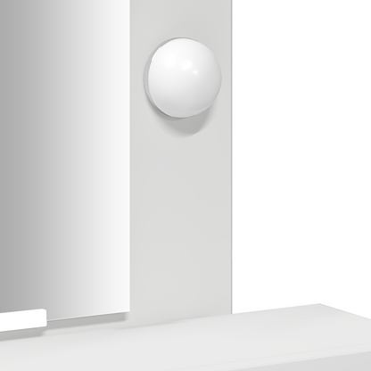 Sminkbord Smyckebord med låda Vit 50 x 41 x 140 cm