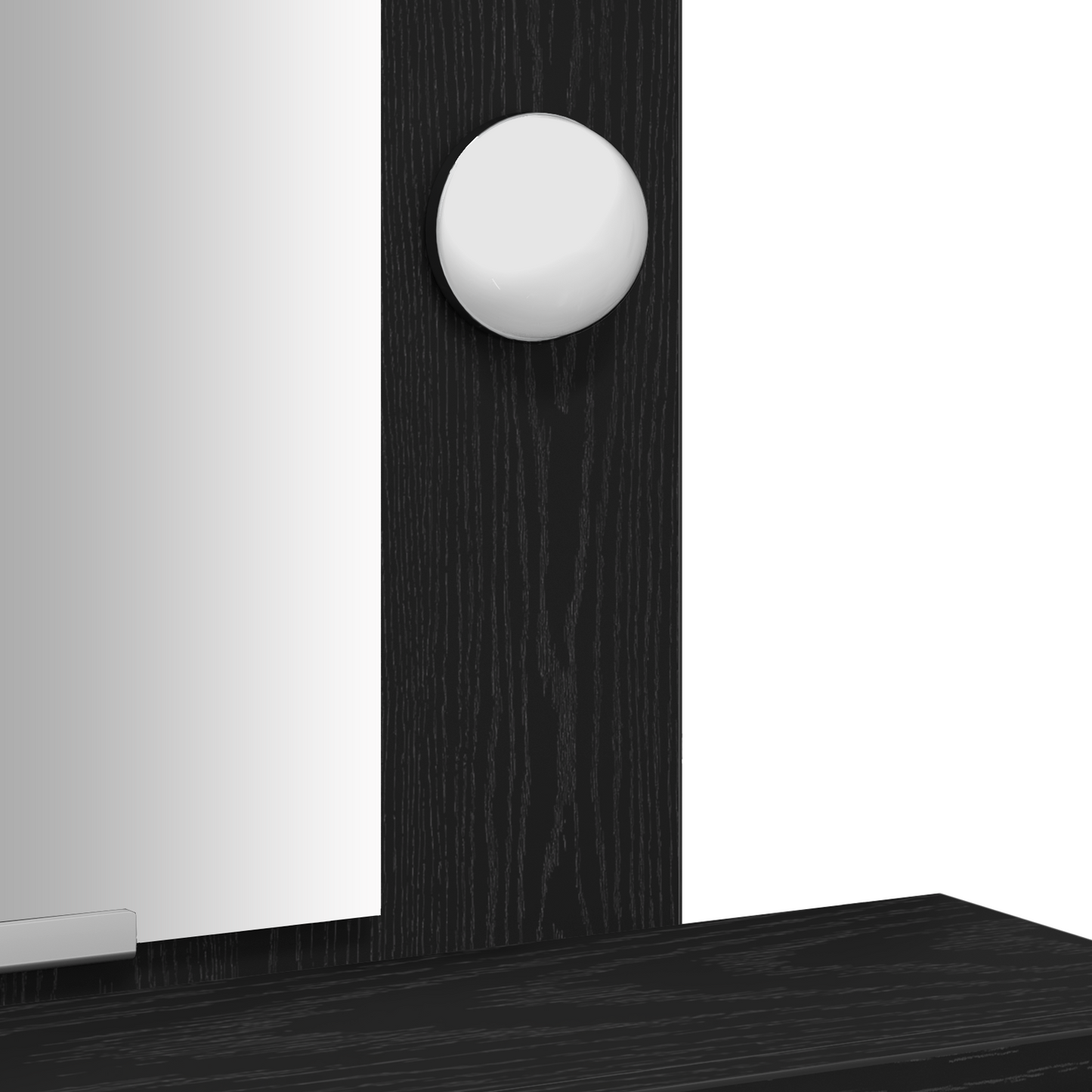 Sminkbord Smyckebord med låda Svart 50 x 41 x 140 cm