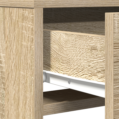 Sminkbord Smyckebord med låda Brun 50 x 41 x 140 cm