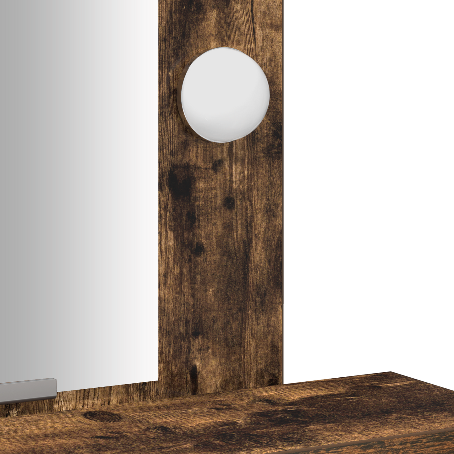 Sminkbord Smyckebord med låda Brun 50 x 41 x 140 cm