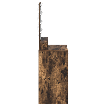 Sminkbord Smyckebord med låda Brun 50 x 41 x 140 cm