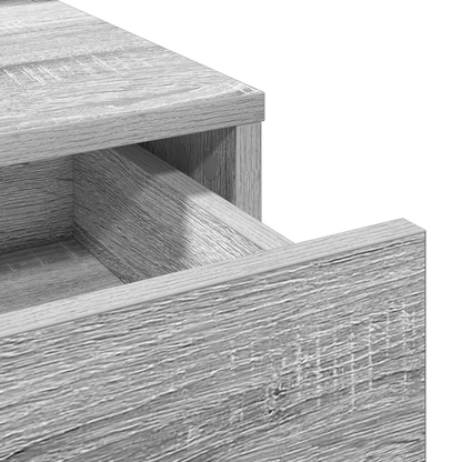 Sminkbord Smyckebord med låda Grå 50 x 41 x 140 cm