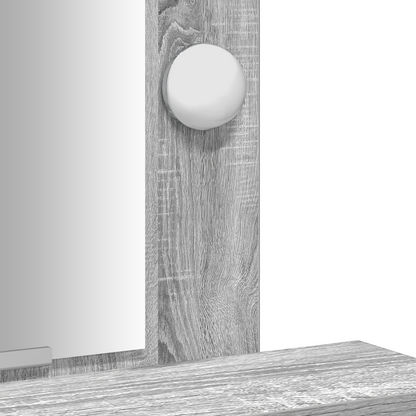 Sminkbord Smyckebord med låda Grå 50 x 41 x 140 cm