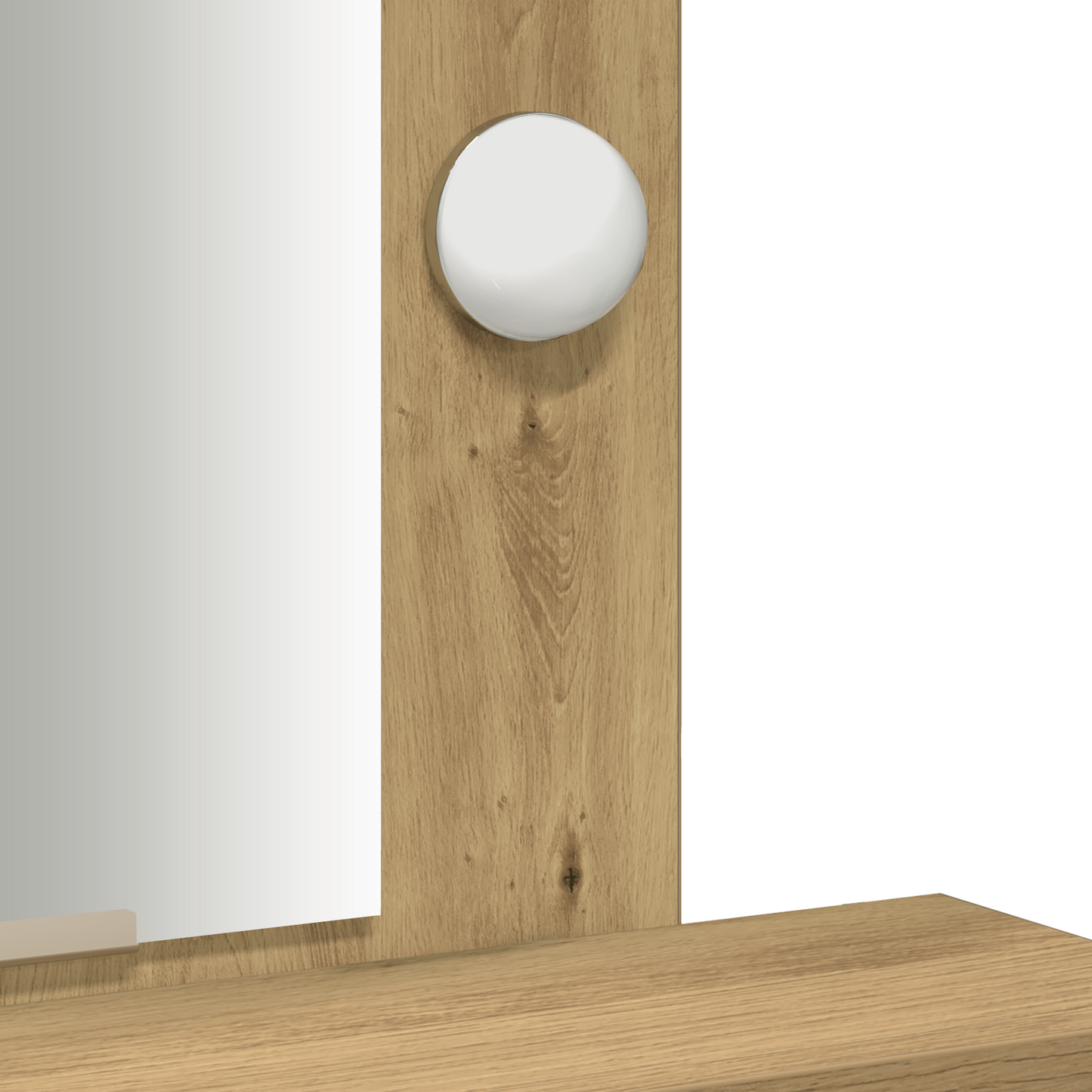 Sminkbord Smyckebord med låda Brun 50 x 41 x 140 cm