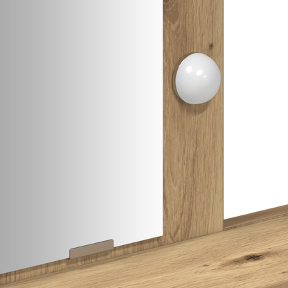 Sminkbord Smyckebord med låda Brun 79 x 41 x 140 cm