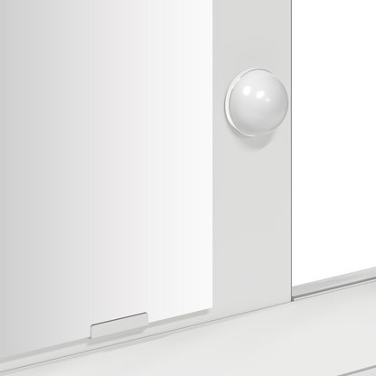 Sminkbord Smyckebord med låda Vit 100 x 41 x 140 cm