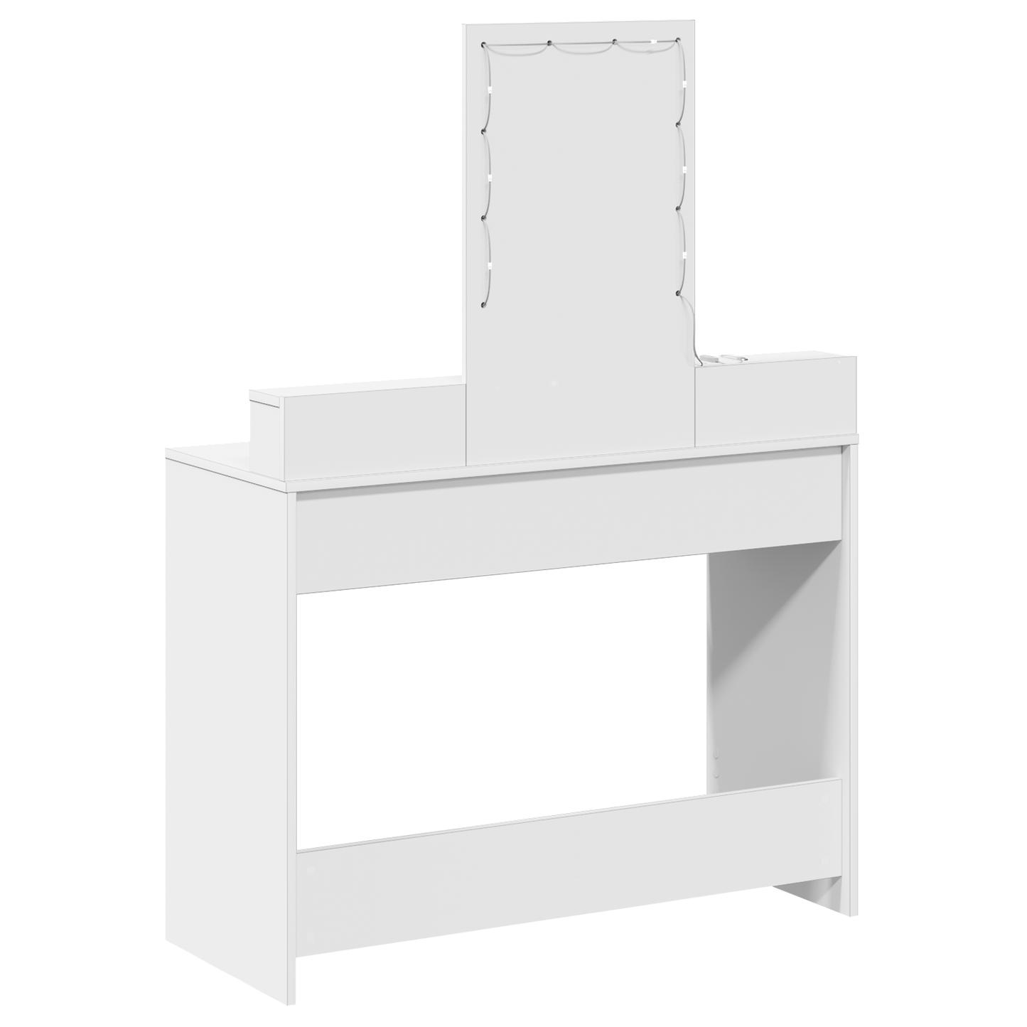 Sminkbord Smyckebord med låda Vit 100 x 41 x 140 cm