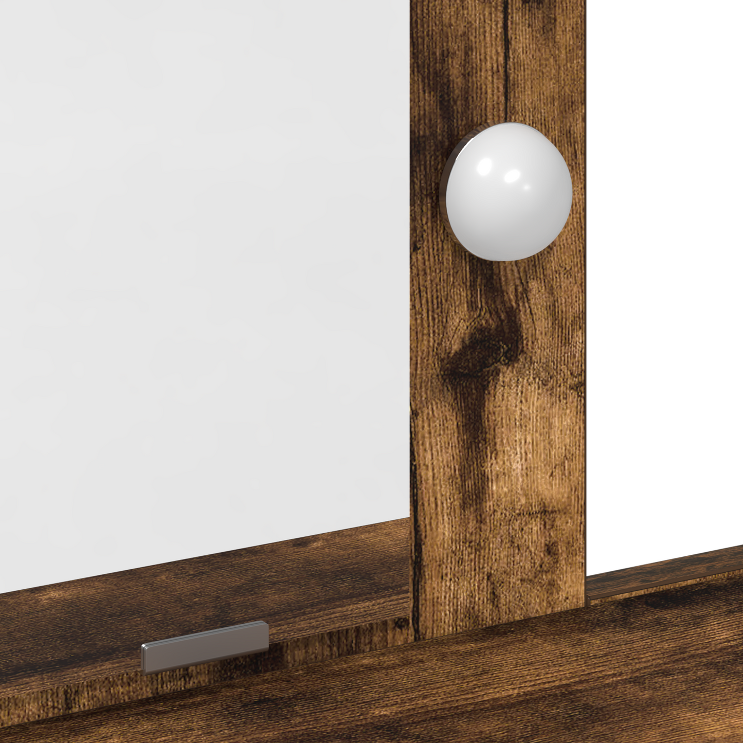 Sminkbord Smyckebord med låda Brun 100 x 41 x 140 cm