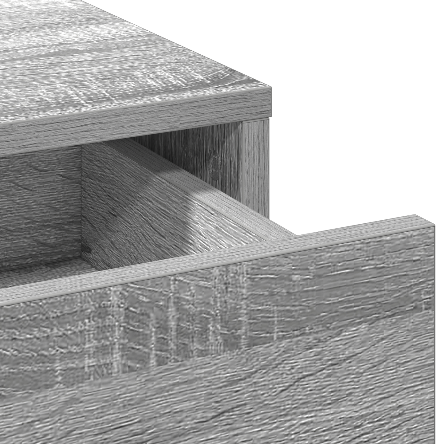 Sminkbord Smyckebord med låda Grå 100 x 41 x 140 cm