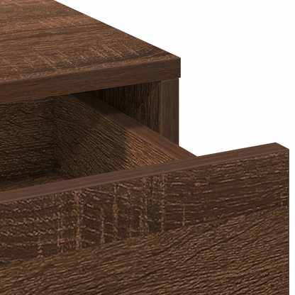 Sminkbord Smyckebord med låda Brun 100 x 41 x 140 cm