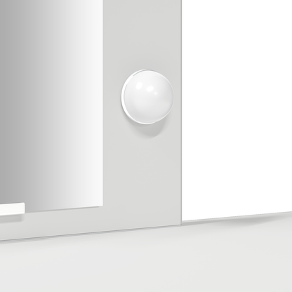 Sminkbord Smyckebord med lagring Vit 102 x 33 x 135 cm