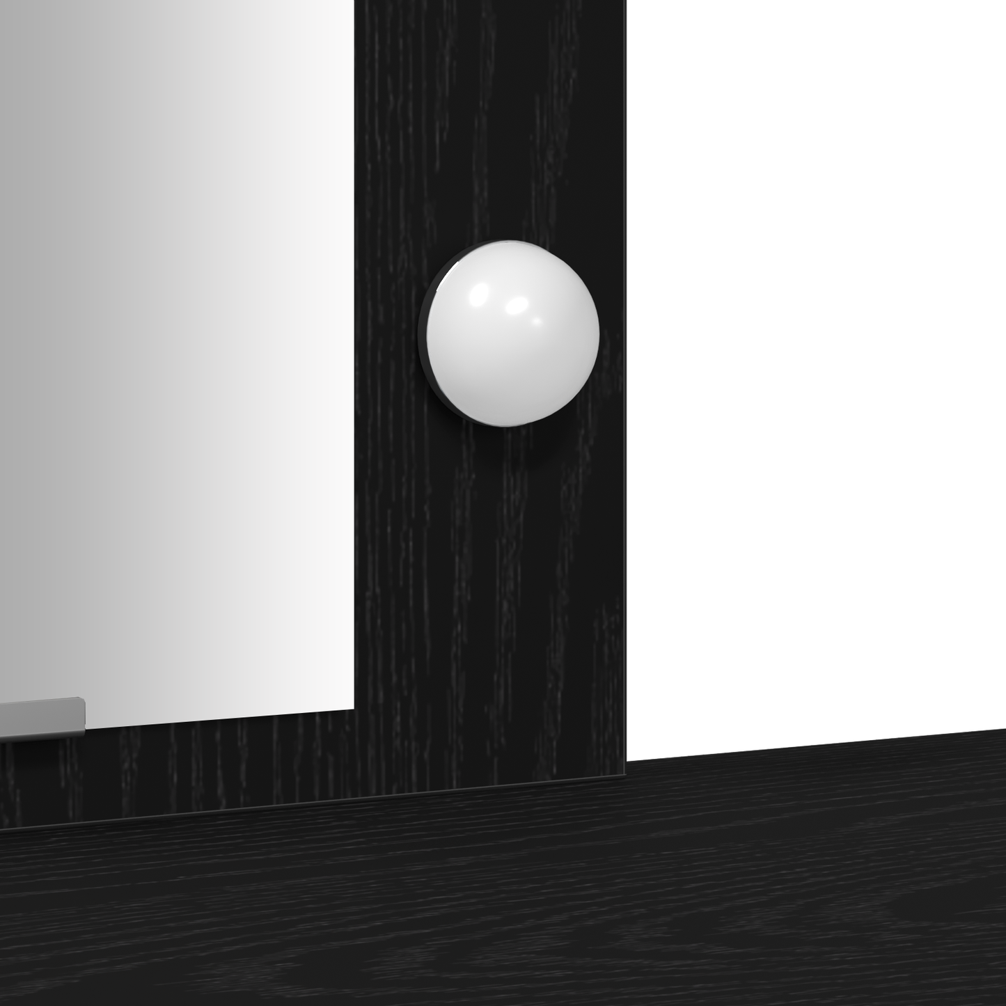 Sminkbord Smyckebord med lagring Svart 102 x 33 x 135 cm