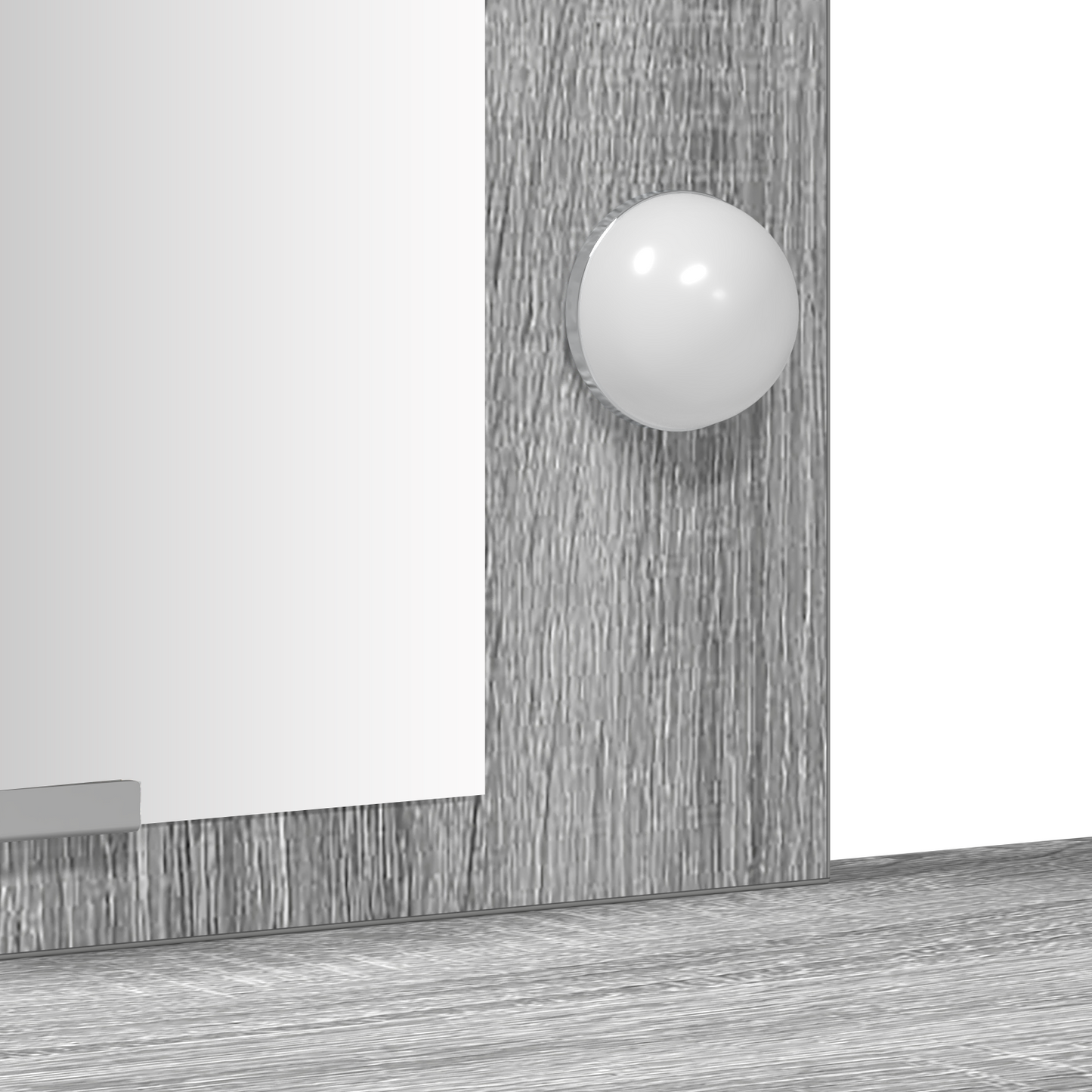 Sminkbord Smyckebord med lagring Grå 102 x 33 x 135 cm